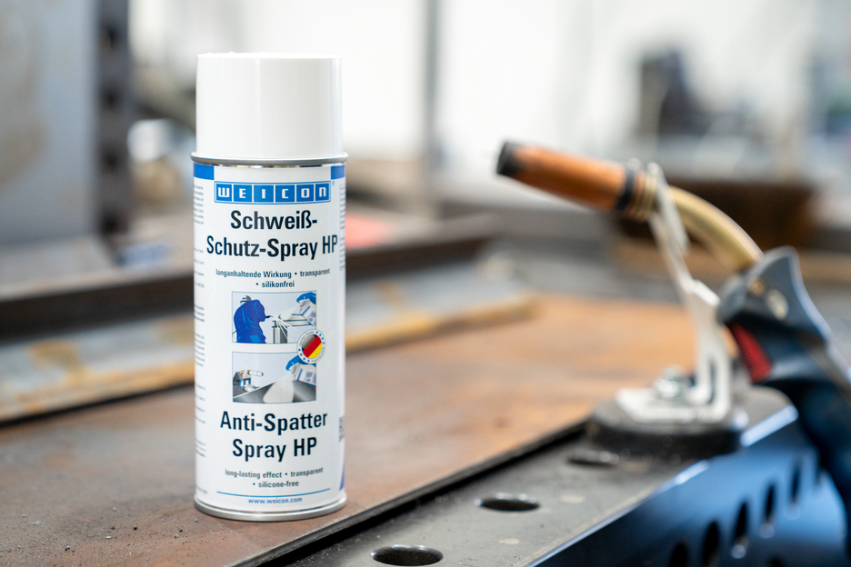 WEICON Anti-Spatter Spray HP | protects against the adhesion and penetration of welding spatter