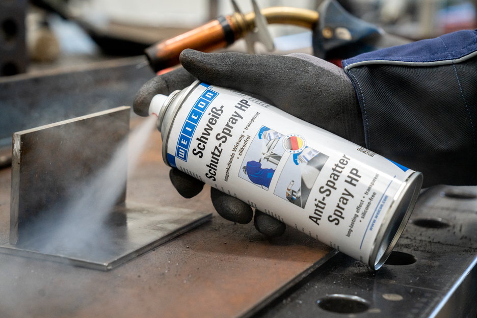 WEICON Anti-Spatter Spray HP | protects against the adhesion and penetration of welding spatter