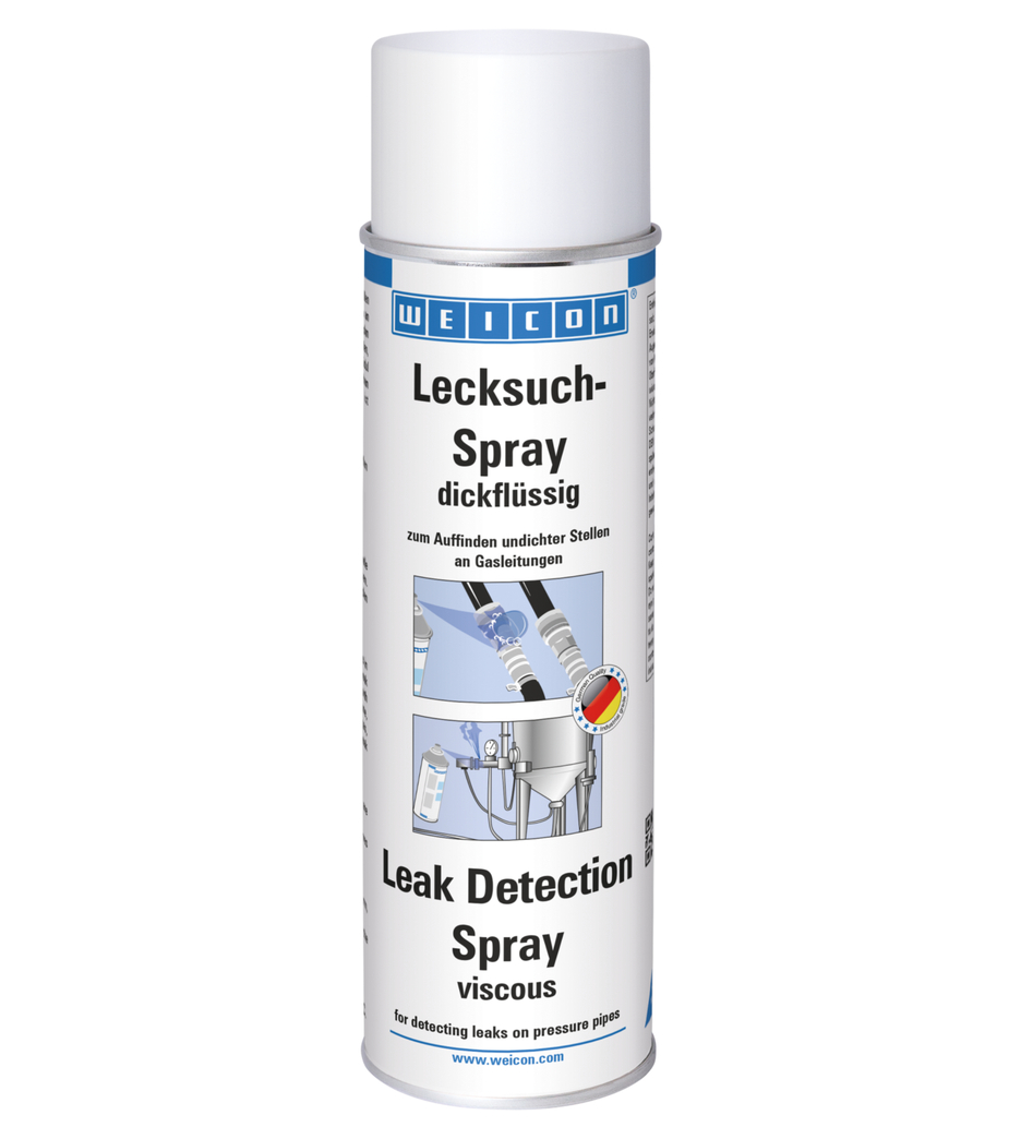 Lecksuch-Spray dickflüssig | Risse und Undichtigkeiten an Gasleitungen auffinden