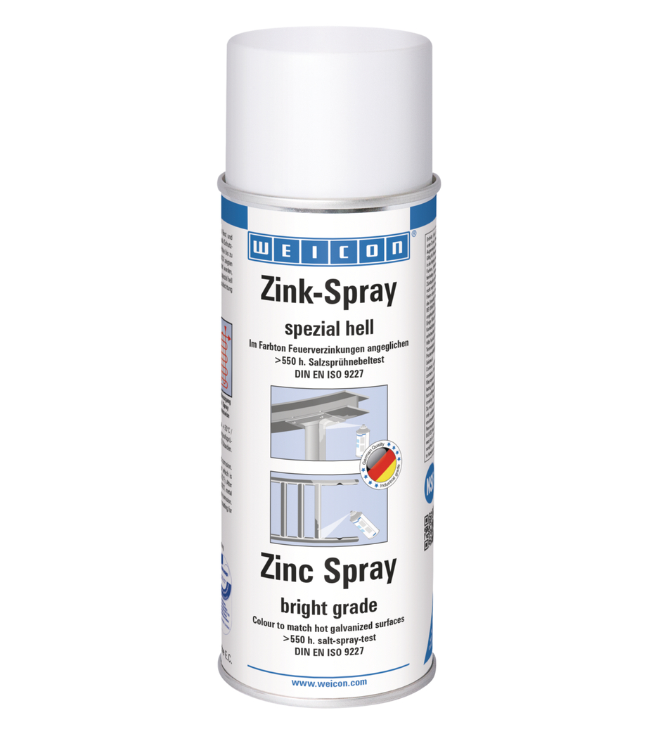 Zinc Spray bright grade | cathodic corrosion protection with approval for use in the food sector