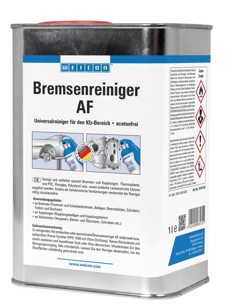 WEICON Brake Cleaner AF | acetone-free universal cleaner for the automotive sector